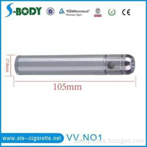 E cig 16340  battery vv mod ego vv battery VV-NO1 battery from S-body